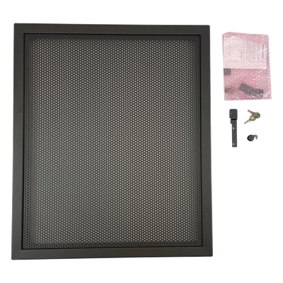 Puerta para Gabinete de 2 Niveles EQBB-B4 / Ventilada / para Paneles Serie EQ de NOTIFIER / Color Negro