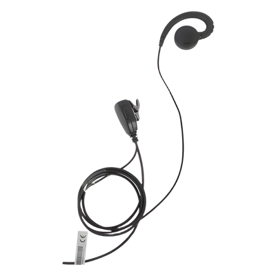 Micrófono de solapa con audífono ajustable al oído para radios ICOM IC-F4003/4013/2000/4021/4031/4103/4210/4230, IC-F14/