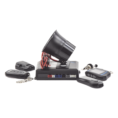 Kit de Alarma Vehicular Profesional y arranque remoto todo en uno de dos vías con rango de 1KM compatible con GPS X1-MAX