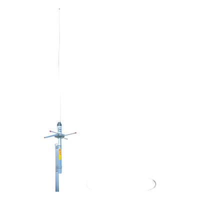 Antena Base Fibra de Vidrio, UHF de 456-464 MHz, 6 dB de ganancia