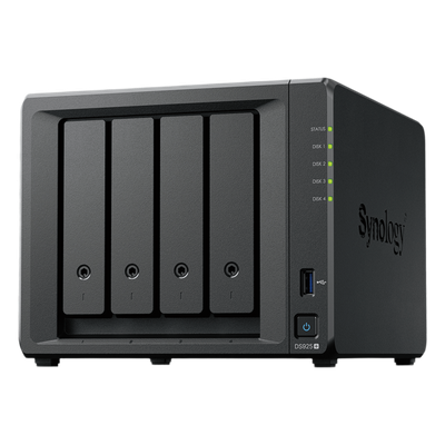 Servidor NAS de 4 Bahías (Expandible a 9 Bahías) / Hasta 162 TB / Servicio Nube Gratis (P2P) / Administración Remota y R