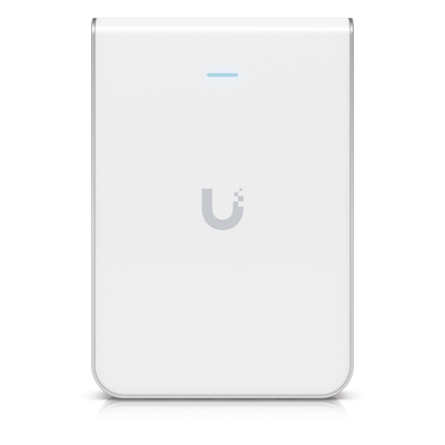 Access Point UniFi U6 In Wall/Montaje p/pared, WIFI 6 2.4 Y 5 Ghz, hasta 5.3 Gbps, 1 pto PoE In, 4 ptos secundarios (1 P