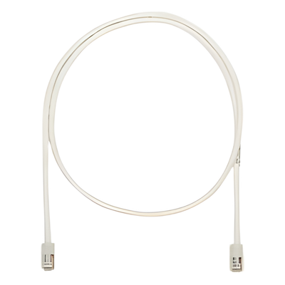 Cable de parcheo UTP Categoría 5e, con plug modular en cada extremo - 6 m. - Blanco Mate
