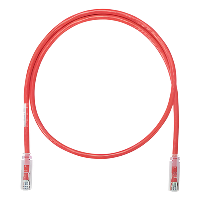 Cable de parcheo UTP Categoría 6, con plug modular en cada extremo - 1.5 m. - Rojo