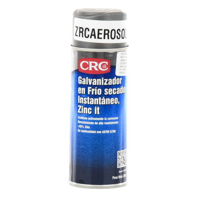 Compuesto Zinc en Aerosol para Retoque de Piezas Galvanizadas por Inmersión en Caliente (12 oz.).
