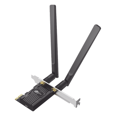Adaptador PCIe inalámbrico doble banda AC 1200 Mbps / Antena de alta ganancia / Tecnología MU-MUMO 2X2 / Soporte de perf