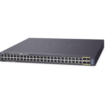 L2+ 48-Port 10/100/1000Mbps + 4-Port Shared SFP + 4-Port 10G SFP+ Managed Switch with Hardware Layer3 IPv4/IPv6 Static R
