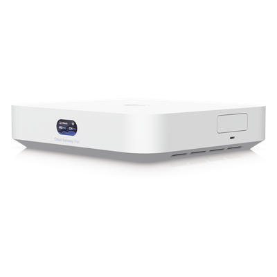 Cloud Gateway de 2.5 GbE Compacto con Soporte para hasta 30 Dispositivos UniFi, 300+ Clientes, Enrutamiento IPS de 2.3 G