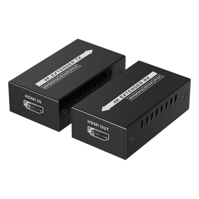 Kit extensor HDMI de tamaño mini | 4K60Hz a 60 metros con PoC | sobre Cat6