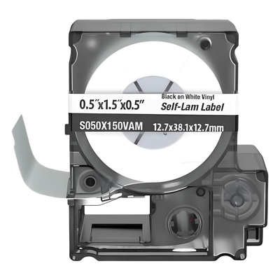 CASSETTE D/175 ETIQUETAS AUTOLAMINADAS P/CABLE CAT5E/6 COLOR BLANCO