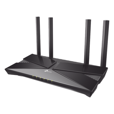 Router WiFi 6 doble banda AX 3000 Mbps / MU-MIMO y OFDMA / 1 Puerto WAN 10/100/1000 Mbps / 4 Puertos LAN 10/100/1000 Mbp