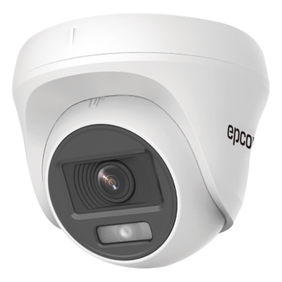Turret TURBOHD 2 Megapíxel (1080p) / Imagen a color 24/7 / Lente 2.8 mm / Policarbonato / Luz Blanca 20 mts / Interior /