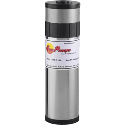 Bomba Solar Sumergible para agua, carga dinámica hasta 70m,descarga de 1/2 pulgada, 7.6 Lpm max
