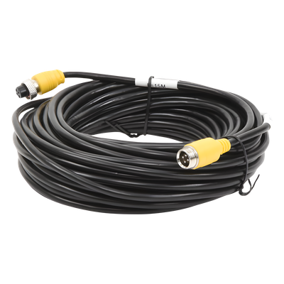 Cable extensor con conector tipo aviación de 15m solo para soluciones de videovigilancia móvil XMR