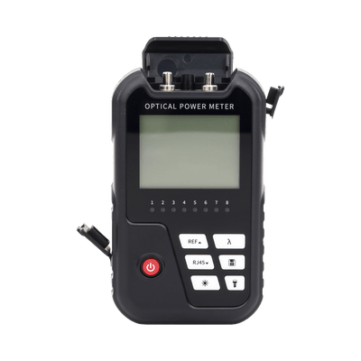 Medidor de Potencia Óptica (MINI OPM) / Versión Reducida / Compatible con Fibra Óptica Multimodo y Monomodo / Soporta co