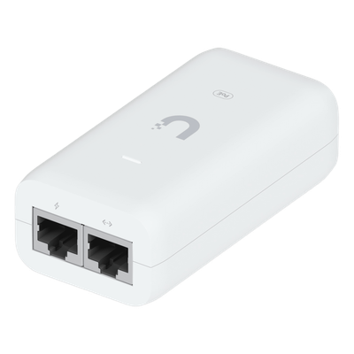 Adaptador PoE+ / U-PoE+ / 48V DC @ 0.65A/ hasta 30W / Gigabit LAN / Protecciones de Sobretensión