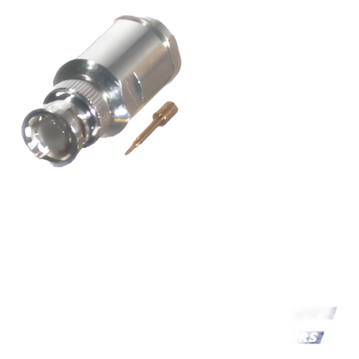 Conector BNC Macho de Rosca para Cables con Conductor Central de AWG-11 ó 13 tipo RG-8/U (8237), RG-213/U (8267), RG-214