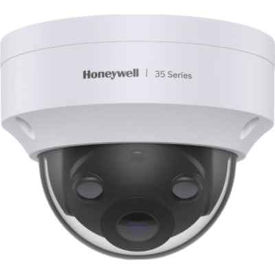Cámara Mini Domo IP / 2 Megapíxeles / Compresión H.265 / Lente Fijo 2.8 / Protección IP66 / Antivandálica IK10 / Serie 3