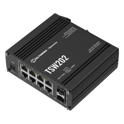 Switch Ethernet Gestionado PoE+, Características L2 y L3, 8 Puertos PoE+ con 2 Puertos SFP