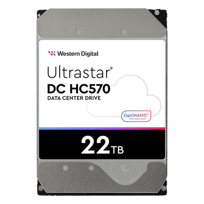 Disco Duro para Centro de Datos Ultrastar HC555 / 22 TB / 3.5 Pulgadas / SATA 6 Gb/s / 269 MB/s / 512 MB Cache / HelioSe