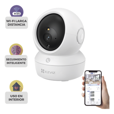 Camara Domo PT 5 Megapixel / Wifi / Seguimiento Inteligente / H265 /Audio de Dos Vías / Notificacion Push / Soporta Micr