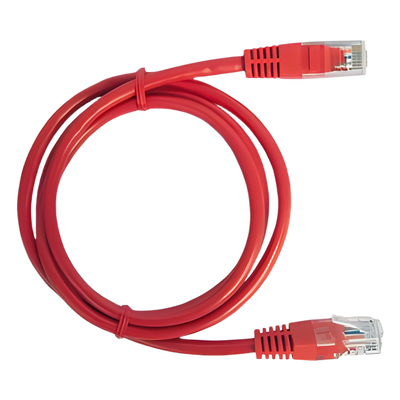 Cable de Parcheo UTP Cat5e - 2.0m. - Rojo