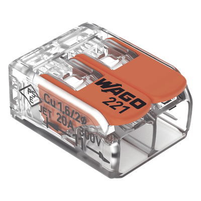 Conector Compacto para 1 Cable de Entrada 1 Cable de Salida / Cables Compatibles 28AWG-12AWG