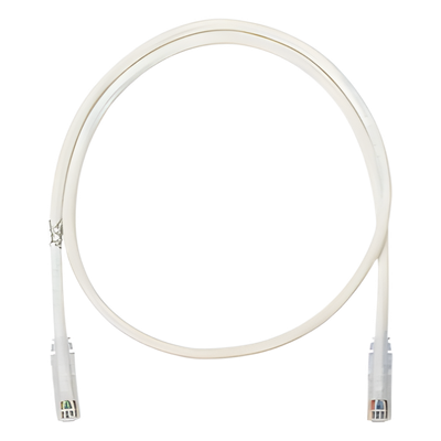 Cable de parcheo UTP Categoría 6, con plug modular en cada extremo - 3 m. - Blanco mate