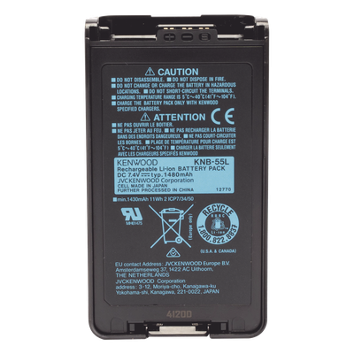 Batería Li-Ion 1,480 mAh para NX-3000/220/320/420 TK-2360/3360/2170/3170