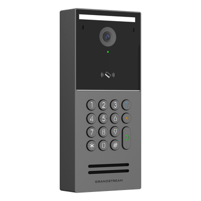 Videoportero IP (SIP) FISHEYE, apertura por código, Antivandálico, llamada y/o tarjeta, teclado retro-iluminación