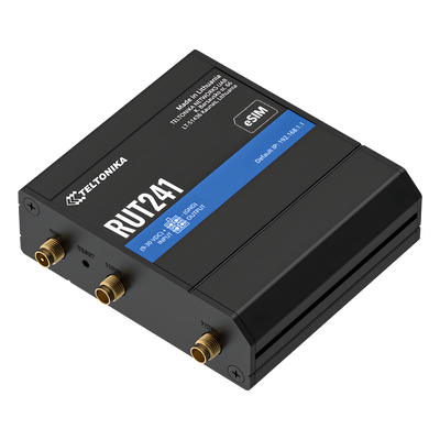 Industrial Cellular Router, 2 Ethernet Ports RJ45, WiFi 802.11b/g/n, WAN Failover
