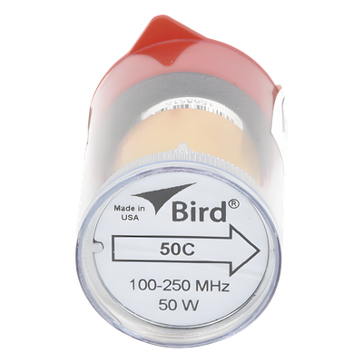 Elemento de 50 Watt en linea 7/8" para Wattmetro BIRD 43 en Rango de Frecuencia de 100 a 250 MHz.