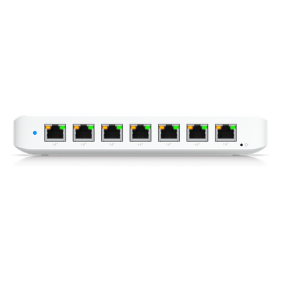 UniFi Switch USW ULTRA con funciones capa 2 / 8 puertos PoE+ / 1 puerto de entrada PoE++ (No incluye Adaptador de CA/CC)