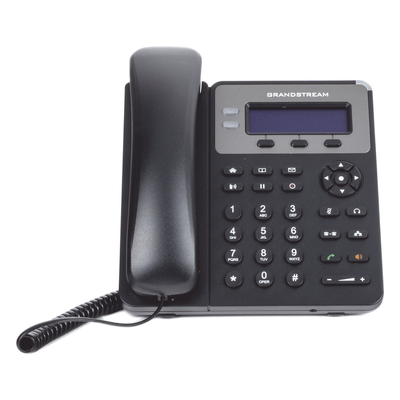 Teléfono IP SMB de 2 Líneas, 1 cuenta SIP con 3 teclas de función programables y conferencia de 3 vías. PoE