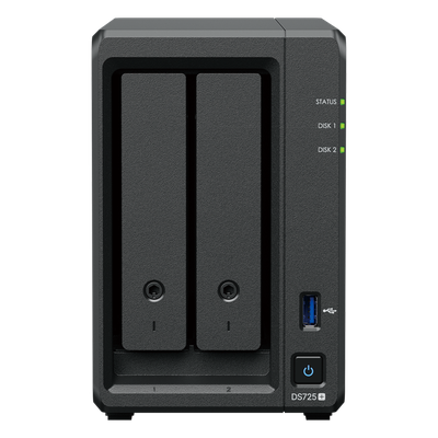 Servidor NAS de 2 Bahías (Expandible a 7 Bahías) / Hasta 126 TB / Servicio Nube Gratis (P2P) / Administración Remota y R