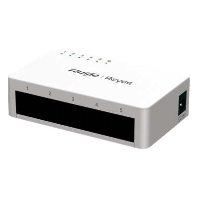 Switch No Administrable Sin PoE De 5 Puertos 10/100 Mbps.