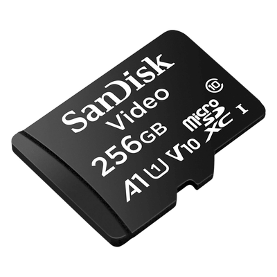 Micro SD Optimizada Para Videovigilancia / 256GB / ULTRA SDXC UHS-I/ CLASS 10 MSD / Sandisk