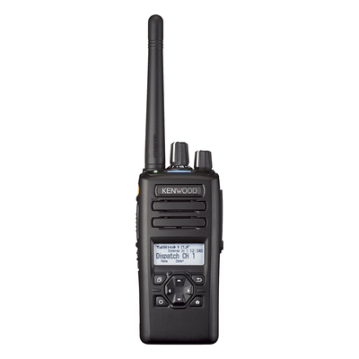 400-520 MHz, 260 Canales, Digital NXDN-DMR-Análogo, GPS, Bluetooth, IP67, 2 Pines, Incluye Batería-Antena-Cargador-Clip.