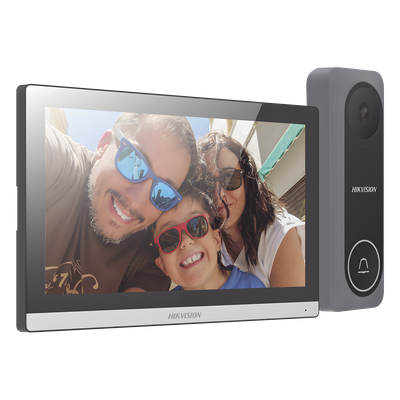 Kit de Videoportero TurboHD con Pantalla LCD a Color de 7" / Frente de Calle para Exterior de Policarbonato / 720p (1 Me