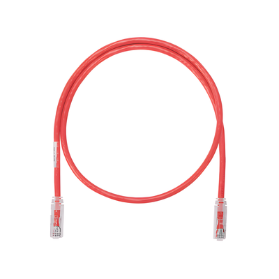 Cable de parcheo UTP Categoría 6, con plug modular en cada extremo - 2 m. - Rojo