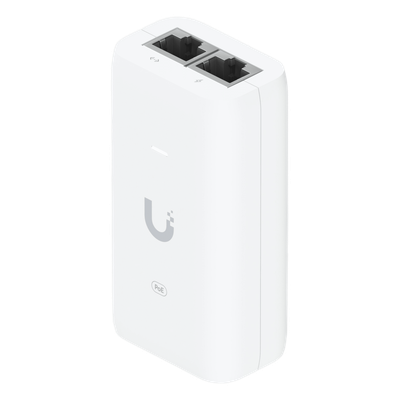 Adaptador PoE+ / U-PoE+ / 48V DC @ 0.65A/ hasta 30W / Gigabit LAN / Protecciones de Sobretensión