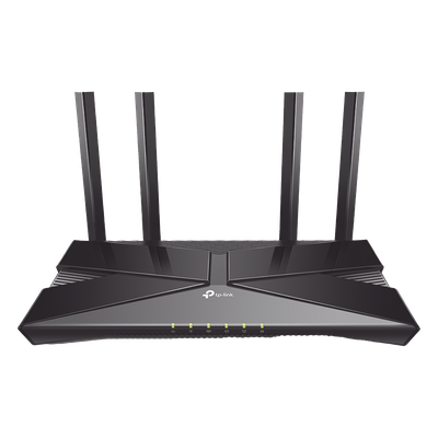 Router WiFi 6 doble banda AX 3000 Mbps / MU-MIMO y OFDMA / 1 Puerto WAN 10/100/1000 Mbps / 4 Puertos LAN 10/100/1000 Mbp
