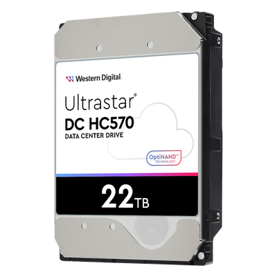Disco Duro para Centro de Datos Ultrastar HC555 / 22 TB / 3.5 Pulgadas / SATA 6 Gb/s / 269 MB/s / 512 MB Cache / HelioSe