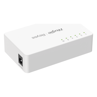 Switch no administrable sin PoE de 5 puertos 10/100/1000 Mbps
