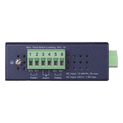 Convertidor de medios industriales 1000BASE-X a 10/100 / 1000BASE-T 802.3at PoE +