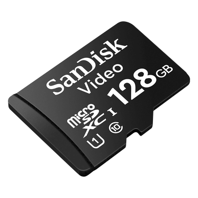 Micro SD Optimizada Para Videovigilancia / 128GB / ULTRA SDXC UHS-I/ CLASS 10 MSD / Sandisk