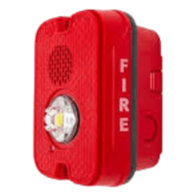 Sirena con Lámpara LED Estroboscópica para Exterior / a 2 Hilos / Montaje en Pared / 24 Vcd / Configuración Estroboscópi