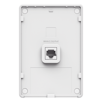 Punto de Acceso Mesh Wi-Fi 7 para interior en pared, hasta 512 usuarios ideal para Hotelería u Oficina.