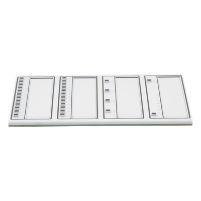Teclado para Anuncios y Controles Locales del Sistema de Voceo DVC-EM de Notifier / LEDs de Estado y 24 Botones Programa