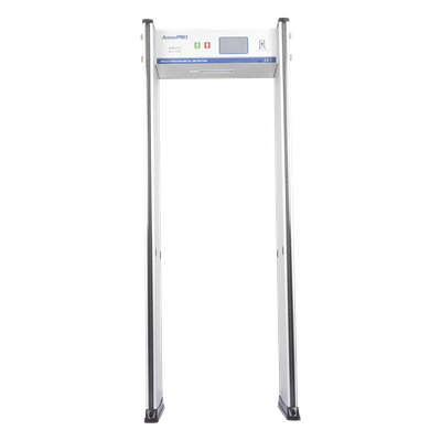 Detector de Metales de 33 zonas/ Uso en Interior/Programación por Touch Screen / Contador de Personas
